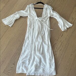 Cupshe White Swim Coverup